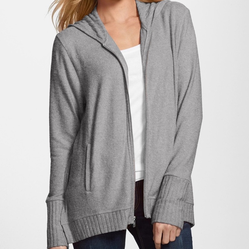 💚STEM Ribbed Trim Hoodie